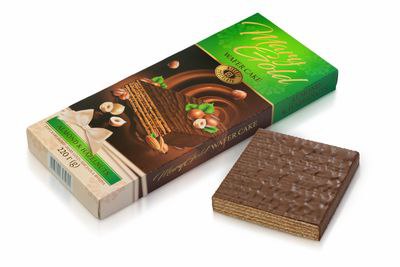 Торт вафельний Mary Gold мигдаль-фундук ХБФ 220г